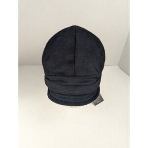 ARMANI‎ EXCHANGE Black Newsboy Cabbie Hat Cap Size M/L Wool Blend